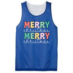 Merry Christmas Holiday Winter Vibes Christmas Gift Mesh Reversible Basketball Jersey Tank