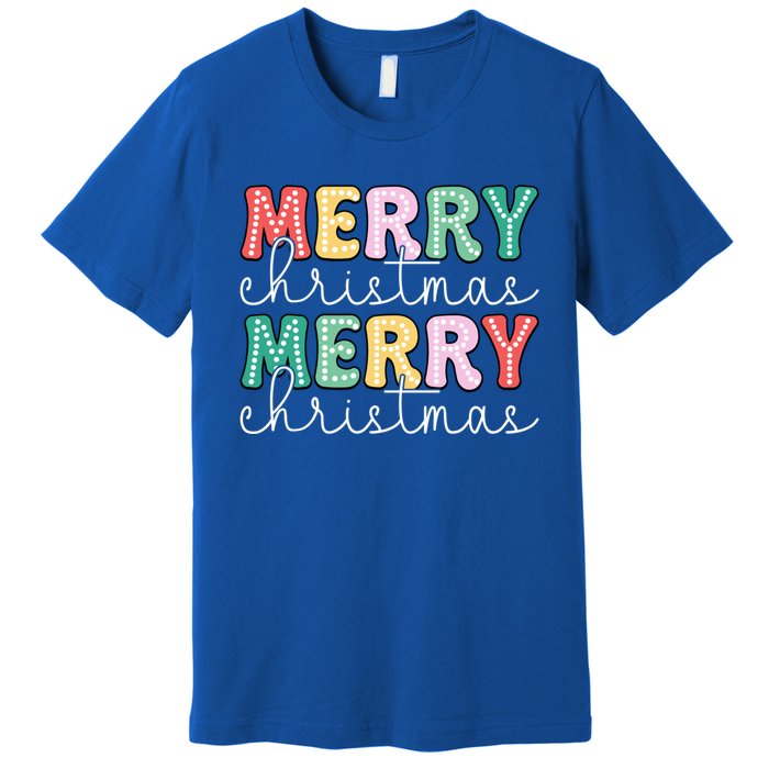 Merry Christmas Holiday Winter Vibes Christmas Gift Premium T-Shirt