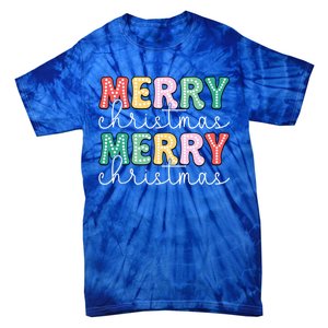 Merry Christmas Holiday Winter Vibes Christmas Gift Tie-Dye T-Shirt