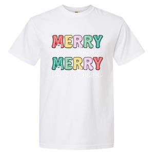 Merry Christmas Holiday Winter Vibes Christmas Gift Garment-Dyed Heavyweight T-Shirt