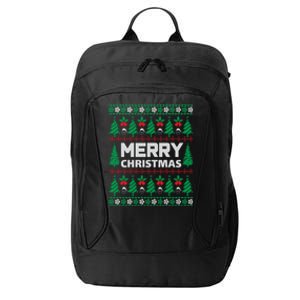 Merry Christmas Holiday Winter Vibes Christmas Gift City Backpack