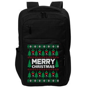 Merry Christmas Holiday Winter Vibes Christmas Gift Impact Tech Backpack