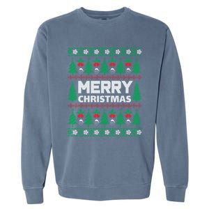 Merry Christmas Holiday Winter Vibes Christmas Gift Garment-Dyed Sweatshirt