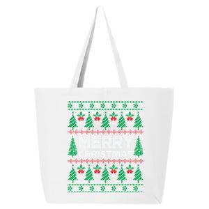 Merry Christmas Holiday Winter Vibes Christmas Gift 25L Jumbo Tote