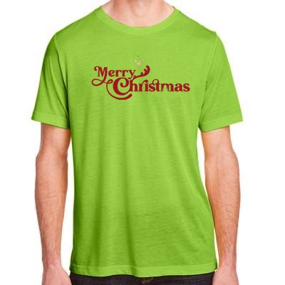 Merry Christmas Holiday Festive Gift Adult ChromaSoft Performance T-Shirt