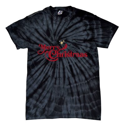 Merry Christmas Holiday Festive Gift Tie-Dye T-Shirt