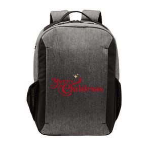 Merry Christmas Holiday Festive Gift Vector Backpack