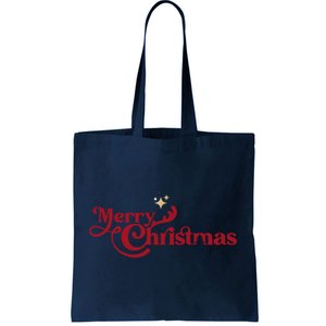 Merry Christmas Holiday Festive Gift Tote Bag