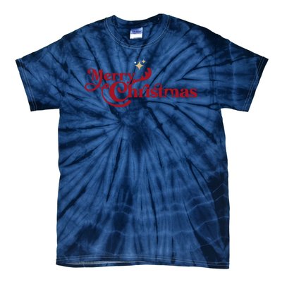 Merry Christmas Holiday Festive Gift Tie-Dye T-Shirt