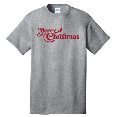 Merry Christmas Holiday Festive Gift Tall T-Shirt