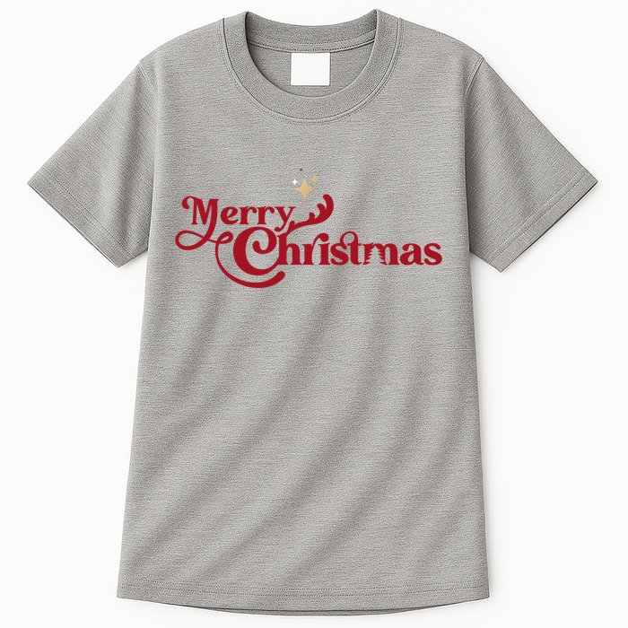 Merry Christmas Holiday Festive Gift Tall T-Shirt