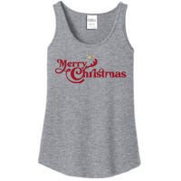 Merry Christmas Holiday Festive Gift Ladies Essential Tank