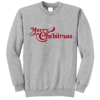 Merry Christmas Holiday Festive Gift Tall Sweatshirt