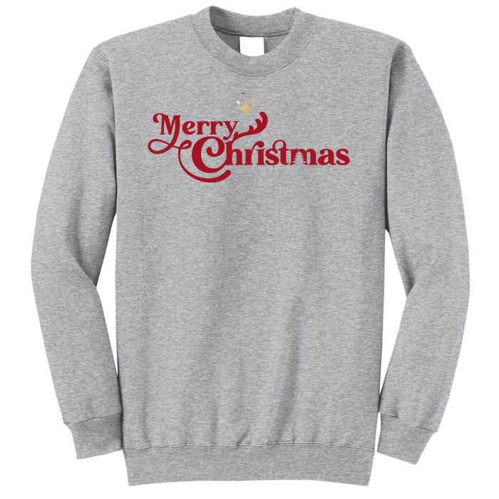 Merry Christmas Holiday Festive Gift Tall Sweatshirt