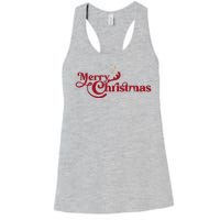 Merry Christmas Holiday Festive Gift Women's Racerback Tank