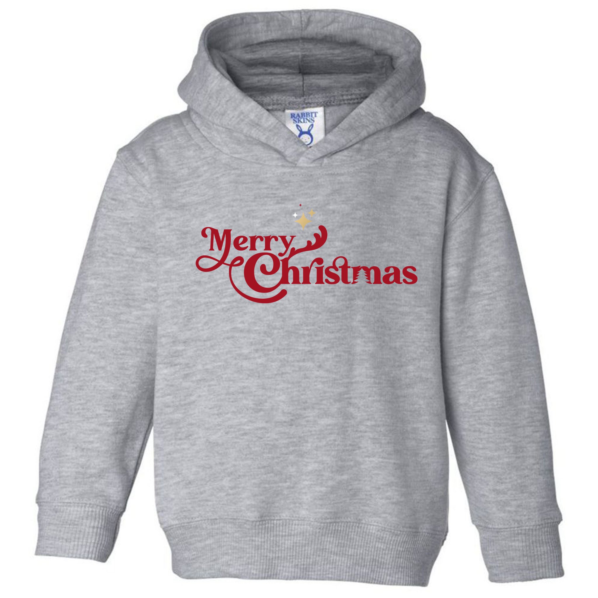 Merry Christmas Holiday Festive Gift Toddler Hoodie