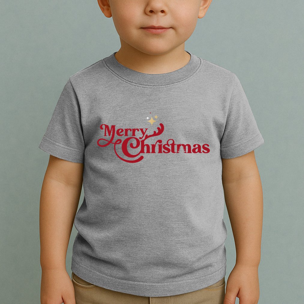 Merry Christmas Holiday Festive Gift Toddler T-Shirt
