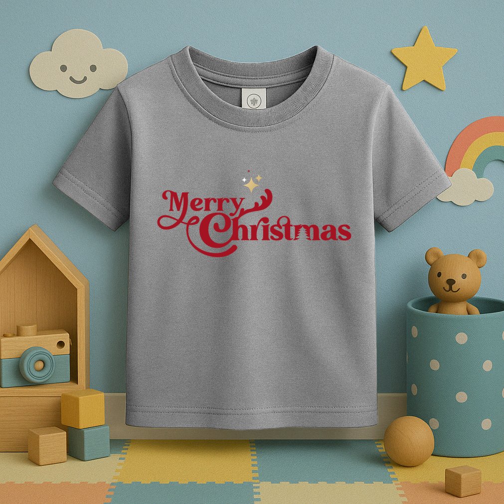 Merry Christmas Holiday Festive Gift Toddler T-Shirt