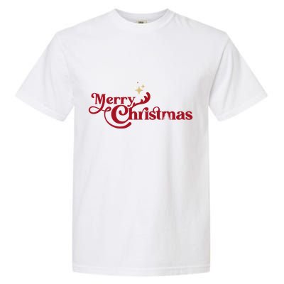 Merry Christmas Holiday Festive Gift Garment-Dyed Heavyweight T-Shirt