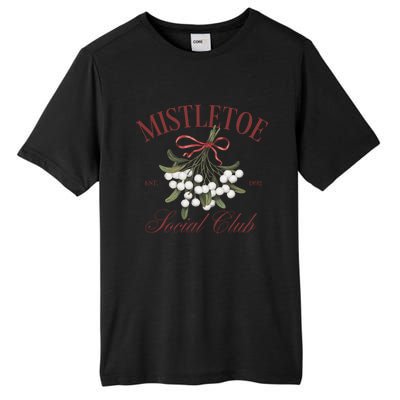 Misteltoe Christmas Holiday Season Xmas Gift Tall Fusion ChromaSoft Performance T-Shirt