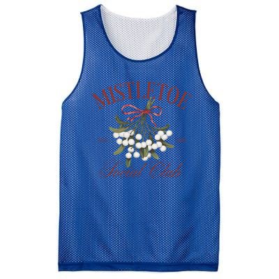 Misteltoe Christmas Holiday Season Xmas Gift Mesh Reversible Basketball Jersey Tank