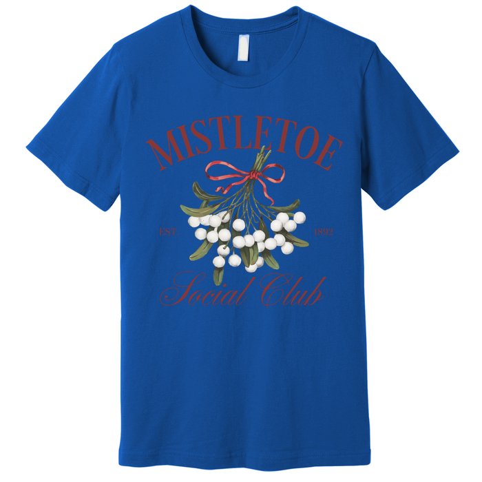 Misteltoe Christmas Holiday Season Xmas Gift Premium T-Shirt