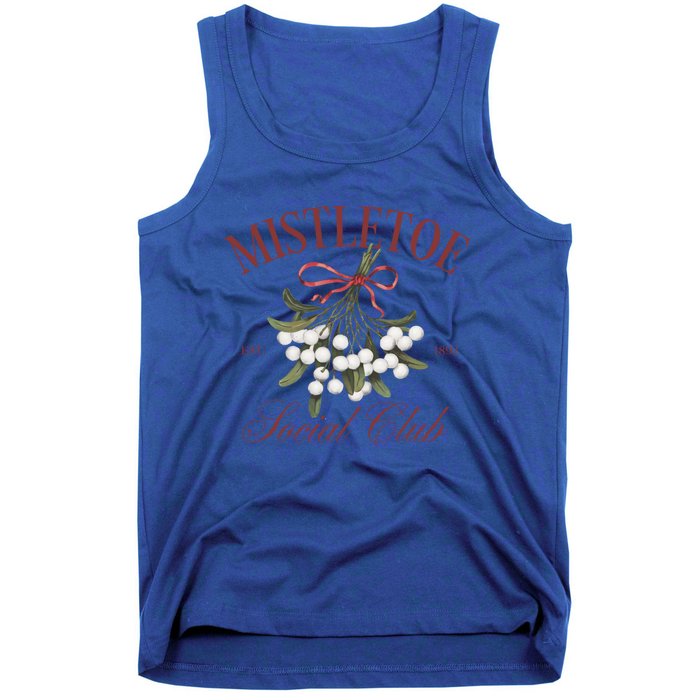 Misteltoe Christmas Holiday Season Xmas Gift Tank Top