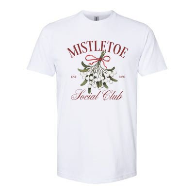 Misteltoe Christmas Holiday Season Xmas Gift Softstyle CVC T-Shirt