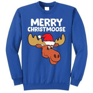 Moose Christmas Hat Moose Merry Christmoose Merry Christmas Gift Sweatshirt