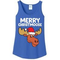 Moose Christmas Hat Moose Merry Christmoose Merry Christmas Gift Ladies Essential Tank