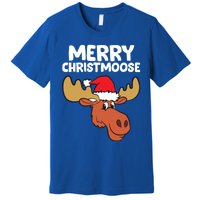 Moose Christmas Hat Moose Merry Christmoose Merry Christmas Gift Premium T-Shirt