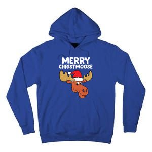 Moose Christmas Hat Moose Merry Christmoose Merry Christmas Gift Tall Hoodie