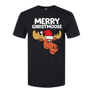 Moose Christmas Hat Moose Merry Christmoose Merry Christmas Gift Softstyle CVC T-Shirt