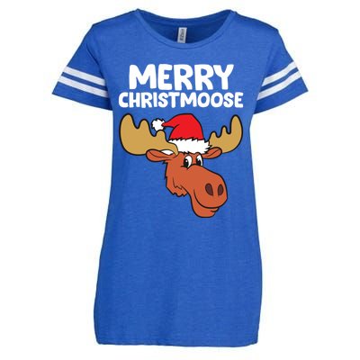 Moose Christmas Hat Moose Merry Christmoose Merry Christmas Gift Enza Ladies Jersey Football T-Shirt