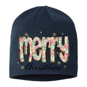 Merry Christmas Holiday Season Sustainable Beanie