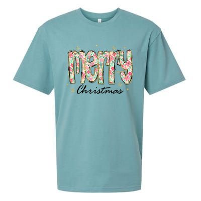 Merry Christmas Holiday Season Sueded Cloud Jersey T-Shirt