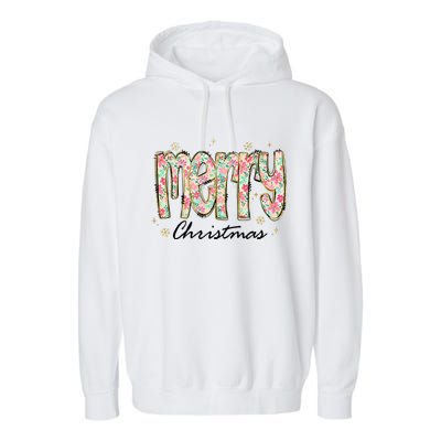 Merry Christmas Holiday Season Garment-Dyed Fleece Hoodie