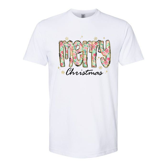 Merry Christmas Holiday Season Softstyle CVC T-Shirt