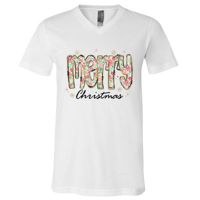 Merry Christmas Holiday Season V-Neck T-Shirt