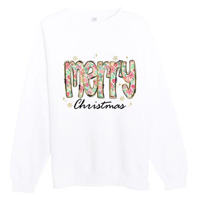 Merry Christmas Holiday Season Premium Crewneck Sweatshirt