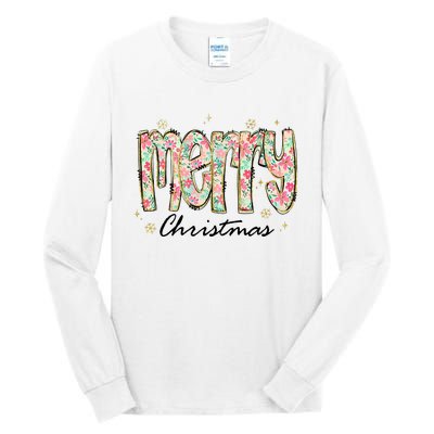 Merry Christmas Holiday Season Tall Long Sleeve T-Shirt