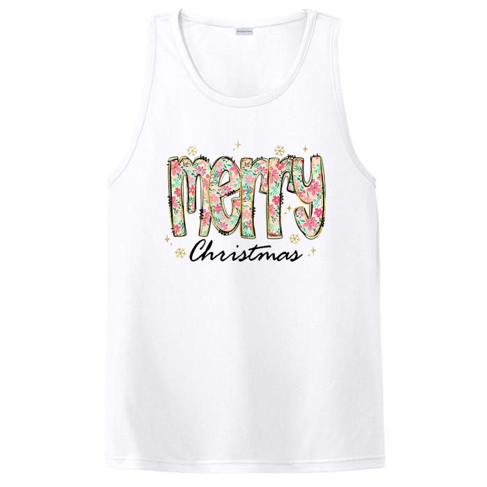 Merry Christmas Holiday Season PosiCharge Competitor Tank