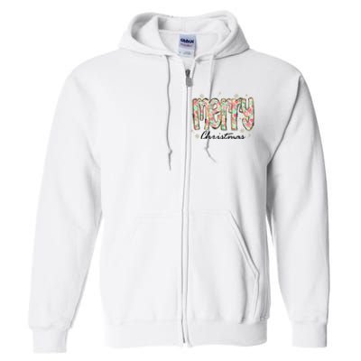 Merry Christmas Holiday Season Full Zip Hoodie