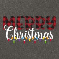 Merry Christmas Holiday Festive Cotton Canvas Backpack