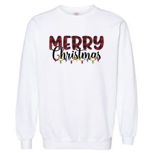 Merry Christmas Holiday Festive Garment-Dyed Sweatshirt