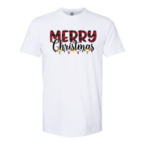 Merry Christmas Holiday Festive Softstyle CVC T-Shirt