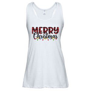 Merry Christmas Holiday Festive Ladies Essential Flowy Tank