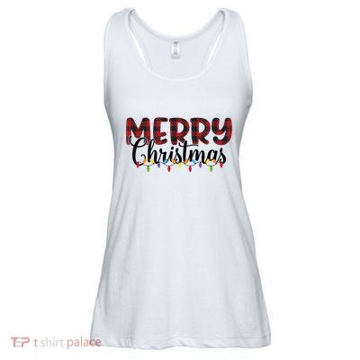 Merry Christmas Holiday Festive Ladies Essential Flowy Tank
