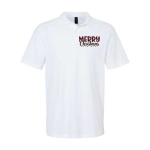 Merry Christmas Holiday Festive Softstyle Adult Sport Polo