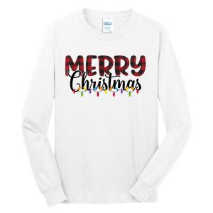 Merry Christmas Holiday Festive Tall Long Sleeve T-Shirt